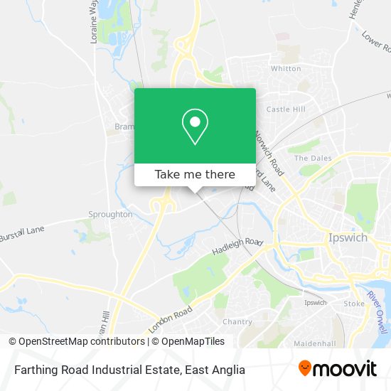 Farthing Road Industrial Estate map