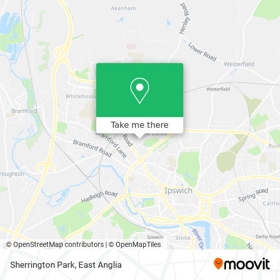 Sherrington Park map