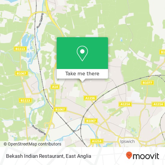 Bekash Indian Restaurant map