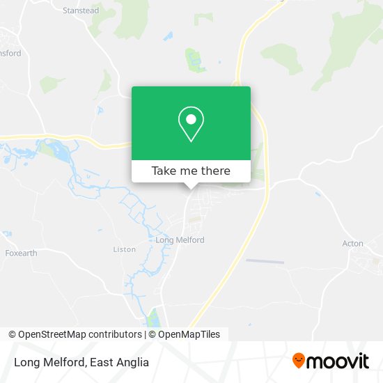 Long Melford map