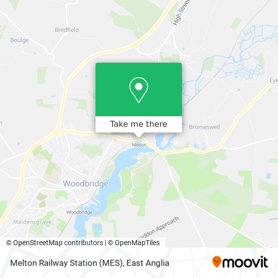 Melton Railway Station (MES) map