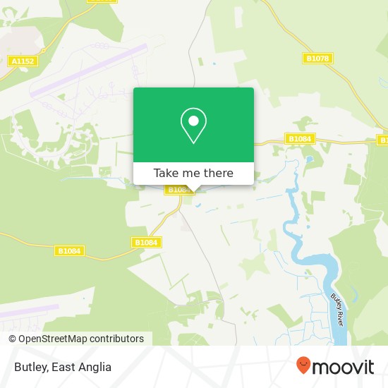 Butley map