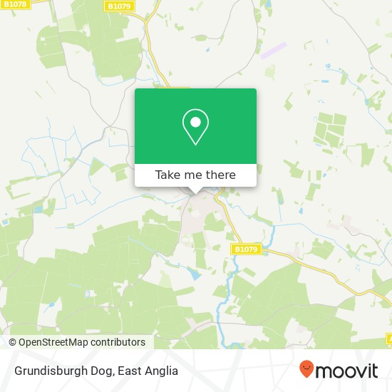 Grundisburgh Dog map