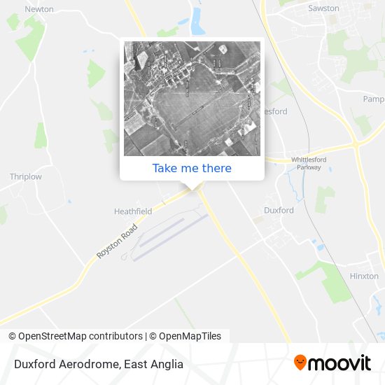 Duxford Aerodrome map