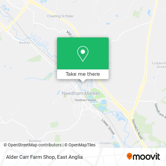 Alder Carr Farm Shop map