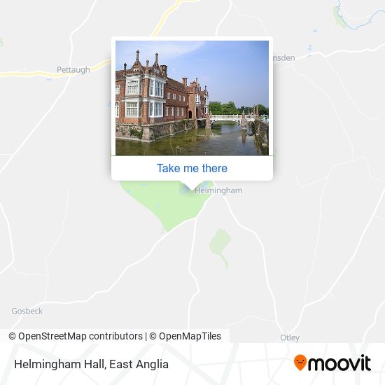 Helmingham Hall map
