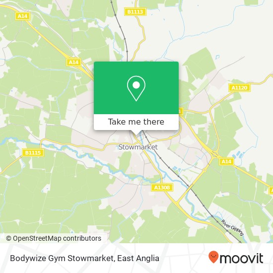Bodywize Gym Stowmarket map