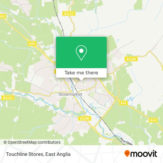 Touchline Stores map