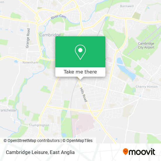 Cambridge Leisure map