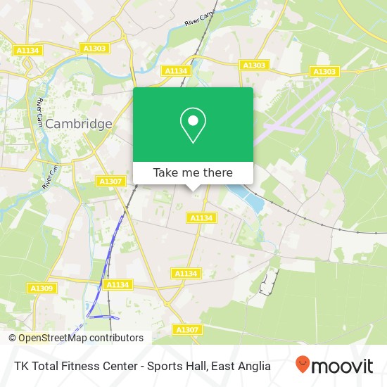 TK Total Fitness Center - Sports Hall map