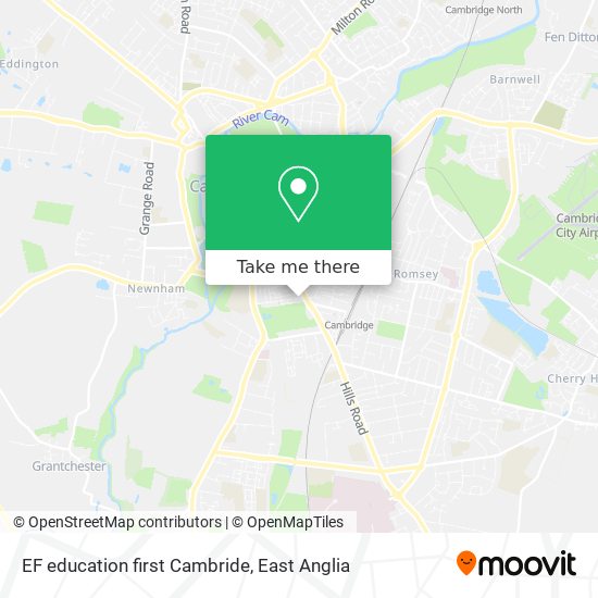 EF education first Cambride map