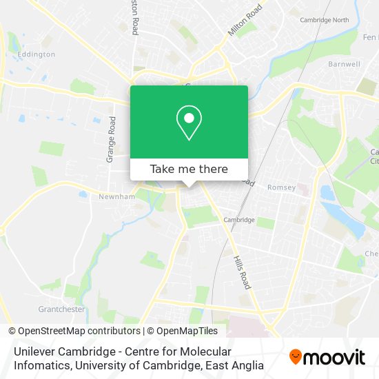 Unilever Cambridge - Centre for Molecular Infomatics, University of Cambridge map