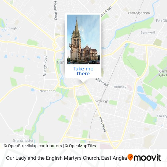Our Lady and the English Martyrs Church map