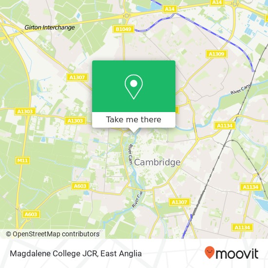 Magdalene College JCR map