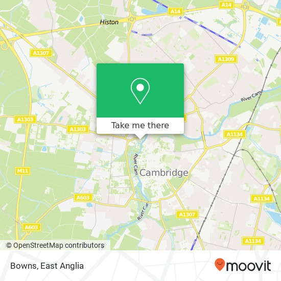 Bowns map