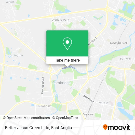 Better Jesus Green Lido map