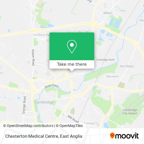 Chesterton Medical Centre map