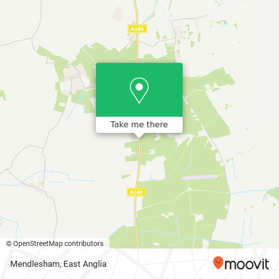 Mendlesham map