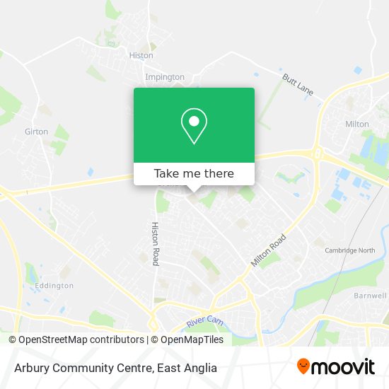Arbury Community Centre map