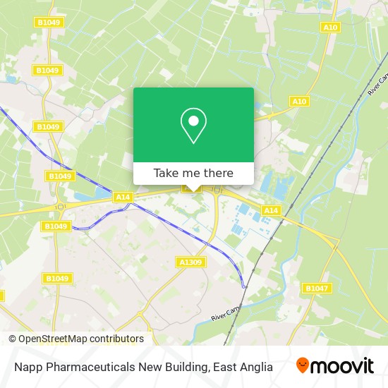 Napp Pharmaceuticals New Building map