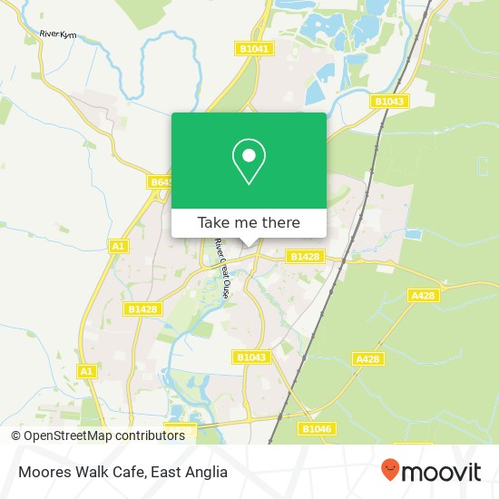 Moores Walk Cafe map