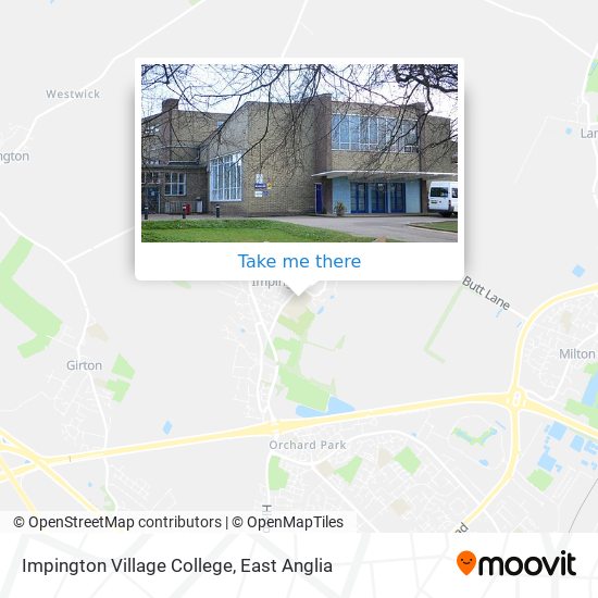 Impington Village College map