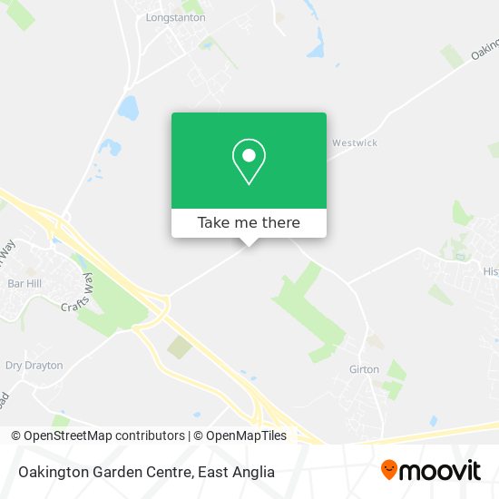 Oakington Garden Centre map