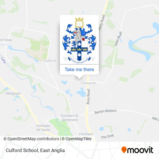 Culford School map