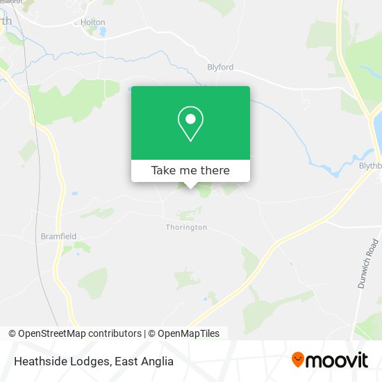 Heathside Lodges map