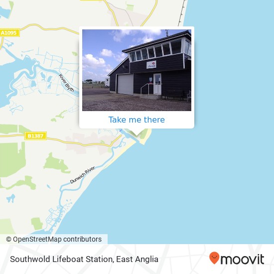 Southwold Lifeboat Station map