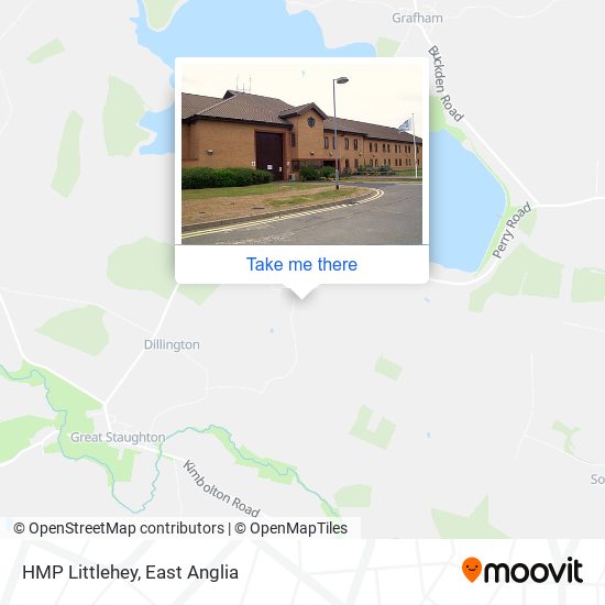 HMP Littlehey map