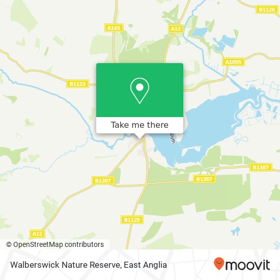 Walberswick Nature Reserve map
