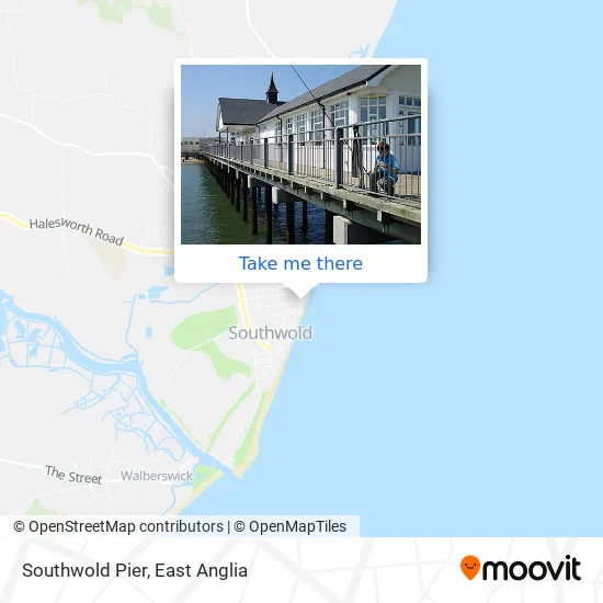 Southwold Pier map