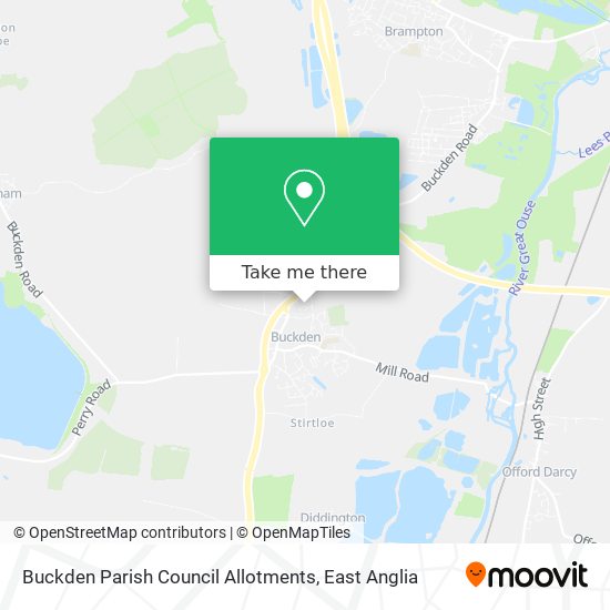Buckden Parish Council Allotments map