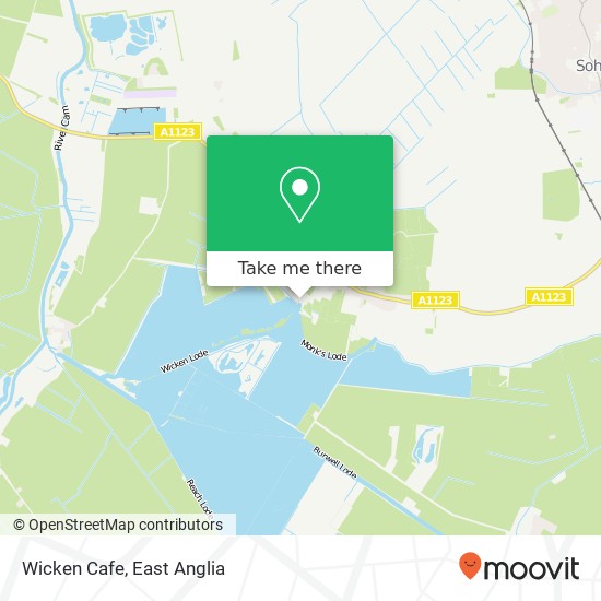 Wicken Cafe map