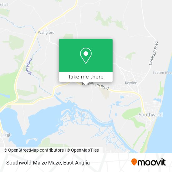 Southwold Maize Maze map