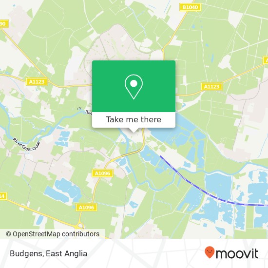 Budgens map