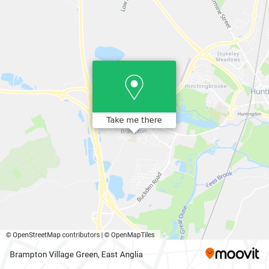 Brampton Village Green map