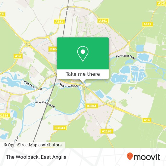 The Woolpack map