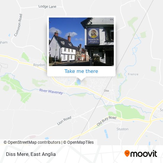 Diss Mere map
