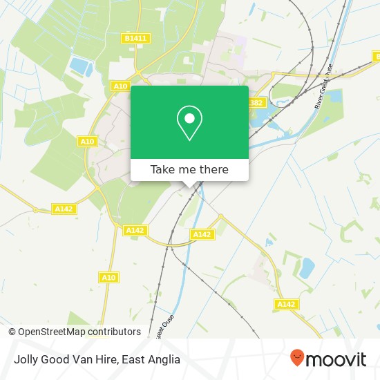 Jolly Good Van Hire map