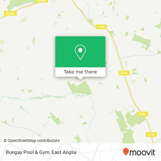 Bungay Pool & Gym map