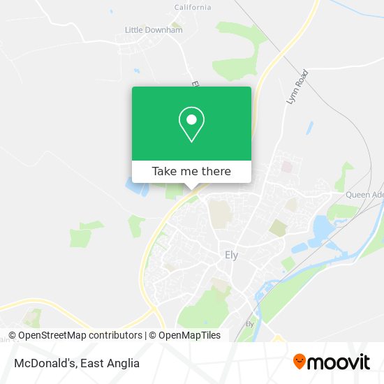 McDonald's map