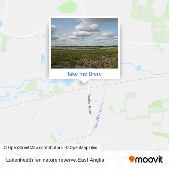 Lakenheath fen nature reserve map