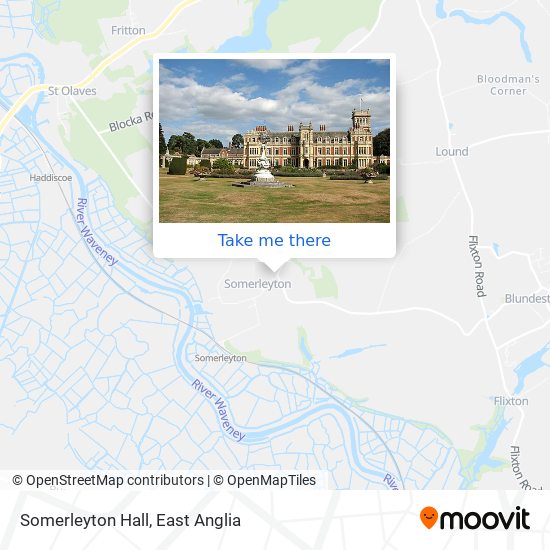 Somerleyton Hall map