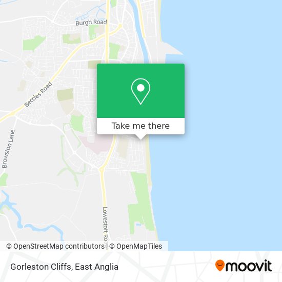 Gorleston Cliffs map