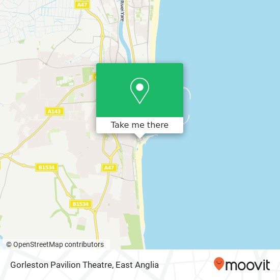 Gorleston Pavilion Theatre map