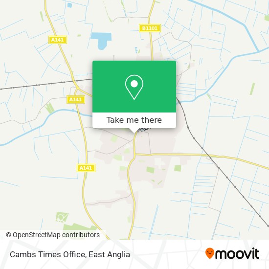 Cambs Times Office map