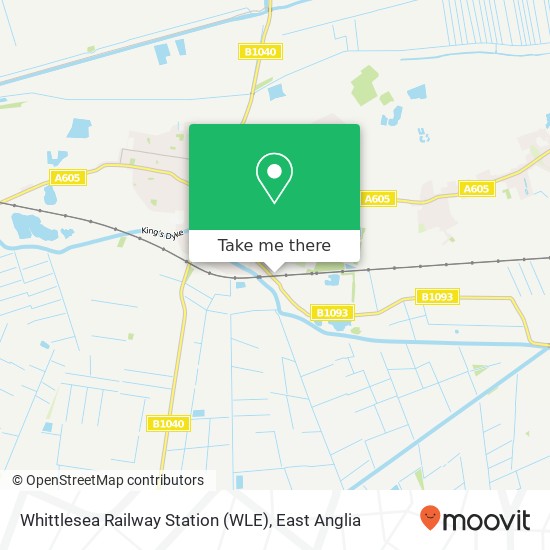 Whittlesea Railway Station (WLE) map