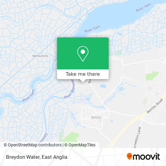 Breydon Water map